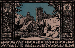 Sängerfest Augsburg 1912 sign. Weidenbacher I-II  Automatically ...