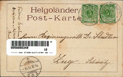 Vorläufer Gruss aus Helgoland, 1893 I-II (fleckig)  Automatically ...