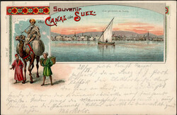 Suez (Ägypten) Suez-Kanal 1900 I  Automatically generated ...