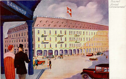 Basel (Basel Stadt) Hotel Continental, Bahnhof, Auto I  Automatically ...