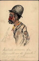 Handgemalt Clarinetten-Anton aus Mannheim I-II  Automatically ...