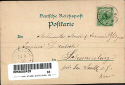 Grendelbruch (Elsass) Vorläufer 1896, Hotel Riss I-II  Automatically ...