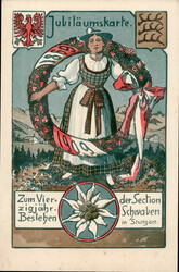 Stuttgart (7000) Zum Vierzigjährigen Bestehen der Section Schwaben ...