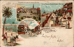 Port Said (Ägypten) Avenue de Lesseps 1900 I-II (Marke entfernt)  ...