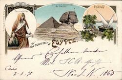 Ägypten Sphynx 1898 I-II