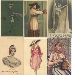 Frauen Lot mit 80 AK dabei Künstler-AK, Jugendstil, Art Deco, etwas ...