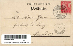 Bischheim (Elsass) Hauptstrasse, Eisenbahn-Werkstätte, Kirche 1904 ...