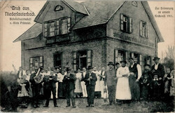 Niederlauterbach (Elsass) Restaurant Bahnhof 1913 I-IIAutomatically ...