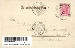 Oderberg Bahnhof, Eisenbahn, Hotel Lustig 1900 II ...