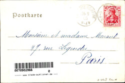 Truchtersheim St. Petershols (Elsass) Gasthaus Wach, Rathaus 1905 II ...