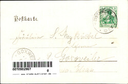 Wickerschweier (Elsass) Schulhaus, Gasthaus zum guten Nachbar 1902 ...