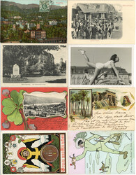 Ausland Partie von ca. 500 Ansichtskarten Europa, Übersee etwas ...