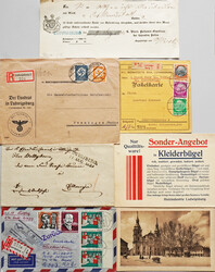 Ludwigsburg (7140) Heimatsammlung Album mit ca. 75 Belegen ab 1804 ...