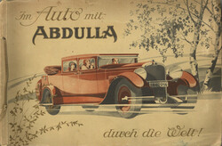 Sammelbild-Album Abdulla-Zigaretten Im Auto mit Abdulla durch die ...