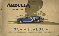 Sammelbild-Album Abdulla-Zigaretten Automobile Nr. 1 ...