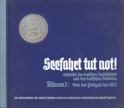 Sammelbild-Album Cigarettenfabrik Dressler Seefahrt tut Not Album 1 ...