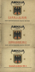Sammelbild-Album Abdulla Wappen Band 1, 2 und 3 ...