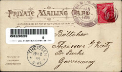 Manila (Philippinen) Litho 1899 I-II (kleiner Einriss)