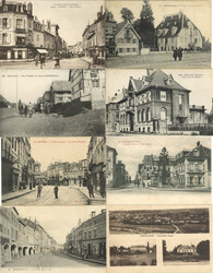 ELSASS Altes Album mit 402 Ansichtskarten vor 1940, mit teils ...