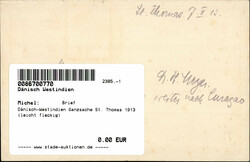Dänisch-Westindien Ganzsache St. Thomas 1913 (leicht ...