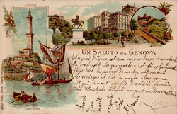 160060: Italie, Liguria (Ligurie) - Picture postcards