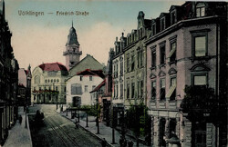 Völklingen (6620) Friedrich-Strasse, Litfaßsäule 1921 ...