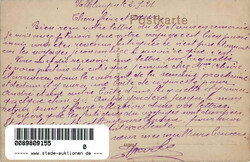 Völklingen (6620) Friedrich-Strasse, Litfaßsäule 1921 ...