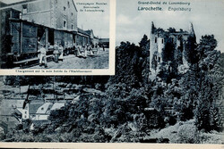Larochette (Luxemburg) Burg Engelsburg, Eisenbahn IAutomatically ...