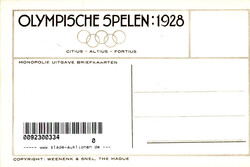 Olympiade 1928 Fussball I-II  Automatically generated translation: ...