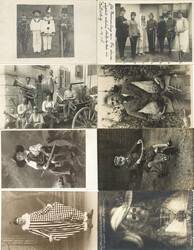 Fotographie SCHNAPPSCHÜSSE hoch interessante Sammlung im Album mit ...