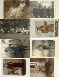 Fotographie SCHNAPPSCHÜSSE hoch interessante Sammlung im Album mit ...