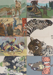 7940: Sammlungen und Posten Ansichtskarten Motive - Postkarten