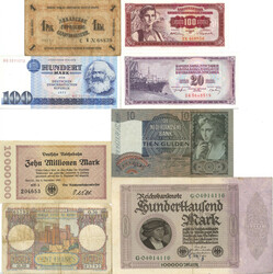 Geldscheine / Banknoten Ausland circa 150 Scheine, dazu circa 200 ...
