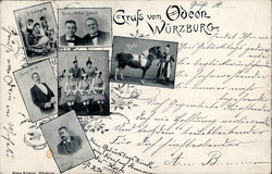 108700: Deutschland West, Plz Gebiet W-87, 870 Würzburg - Postkarten