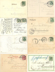 Bodenseeschiffspost Lot mit acht Belegen aus 1899-1914 Deutsches ...
