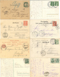 Bodenseeschiffspost Lot mit acht Belegen aus 1894-1914 Bayern, ...