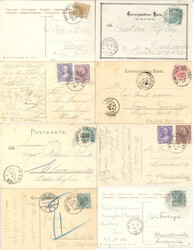 Bodenseeschiffspost Lot mit acht Belegen Österreich, tw. ...