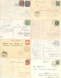 Bodenseeschiffspost Lot mit acht Belegen Bayern u. Österreich, tw. ...