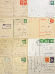 Bodenseeschiffspost Lot mit acht Belegen mit Schiffspost gelaufen, ...