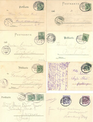 Bodenseeschiffspost Lot mit acht Belegen Schiffspost Konstanz-Bregenz ...