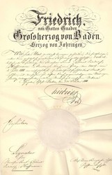243404: History, German Aristocracy, Baden