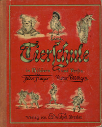 Kinderbuch Tierschule mit Bildern von Fedor Flinzer und Versen von ...