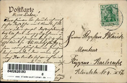 Metz (Frankreich) Zukünftiger Bahnhof, Eisenbahn 1907 ...