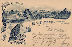 Pilatus (Luzern) Hotel Pilatusklum 1898 I-II  Automatically generated ...