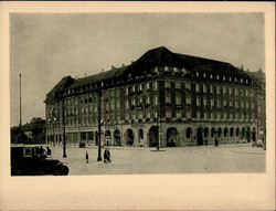 Basel (Basel Stadt) Werbe-AK Hotel Royal, Auto II (Eckknick, keine ...