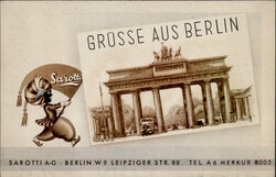 Berlin (1000) Werbe-AK Sarotti AG I  Automatically generated ...