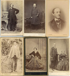 CDV 60 Stk. Österreich-Ungarn, nur sehr Frühe ab 1866