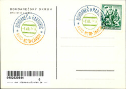 Auto Start beim Autorennen auf dem Bohdaneč-Rundkurs 1937 I-II  ...