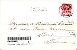 Altenberg (Elsass) Winterlitho, Hotel Altenberg 1899 I-II