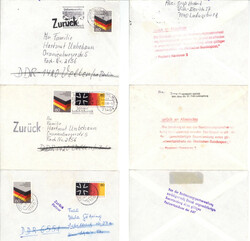7999: German Democratic Republic - Covers bulk lot